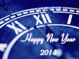 New Year Countdown Clock Wallpaper 2014