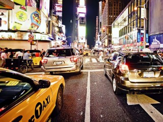 New York Traffic Wallpaper Widescreen Wallpaper