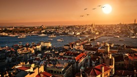 istanbul city iphone panoramic wallpaper