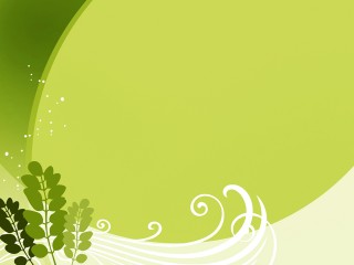 Abstract Leaf Green Backgrounds Powerpoint