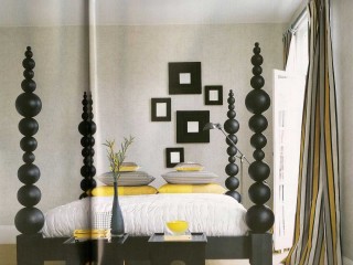 Amazing Black White And Yellow Bedroom Ideas  Widescreen Wallpapers
