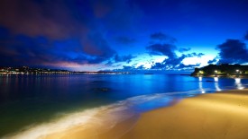 Beach At Night Hd Wallpaper HD Pic