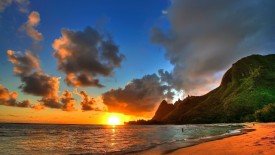 Beach Sunset 1080p Hd Wallpaper For Desktop HD Pic