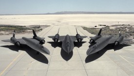 Blackbird Military Army Plane Planes Runway Desert