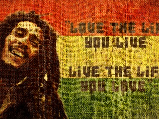 Bob Marley Quotes In Fabric High Definition Wallpapers For Desktop