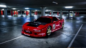 Cars Japanese Honda Red Garage Sport Speed Racer Desktop
