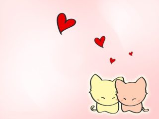 Cats Hearts Cat Love Heart Cute Desktop