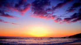Colorful Beach Sunset HD Wallpaper HD Pic