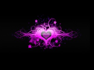 Cool Pink Heart Love Abstract Desktop