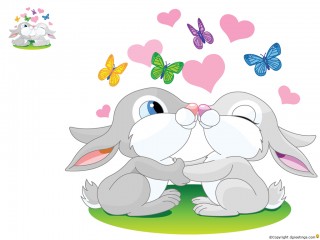 Cute Bunny Cartoon