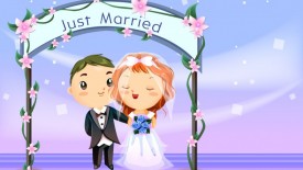 Cute Cartoon Wedding