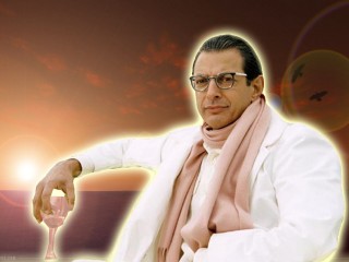 Jeff Goldblum White Jacket Glass Brandy Wine Desktop