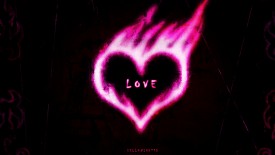 Love Pink Heart Valentines Desktop