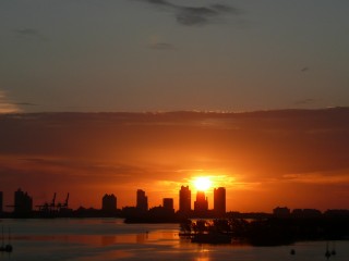 Miami Beach On Sunset Hd Widescreen Wallpaper HD Pic