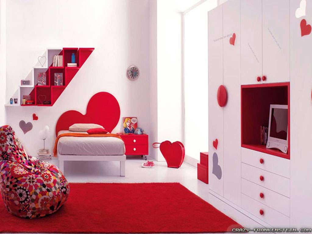 Red Romantic Bedroom Wallpaper - Wallpapers Hero